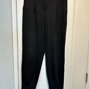 PrettyGarden Women's Elegant Black Trousers